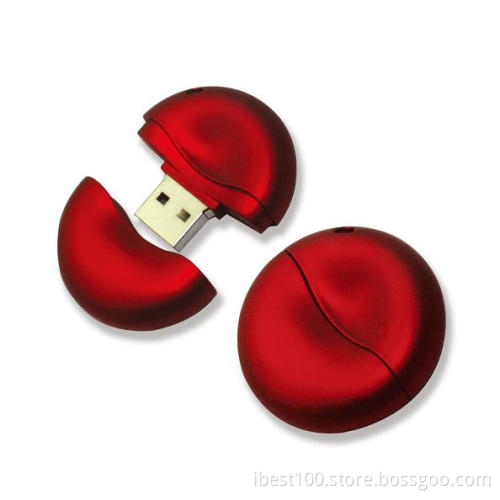 Round Shaped USB Flash Drive, USB Drives, Pen Drive
